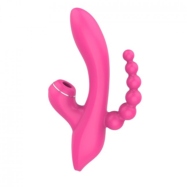 	-      Sweet Play Sucking Vibrator With Anal Beads A3, 20,8 &#215; 11 &#215; 4 