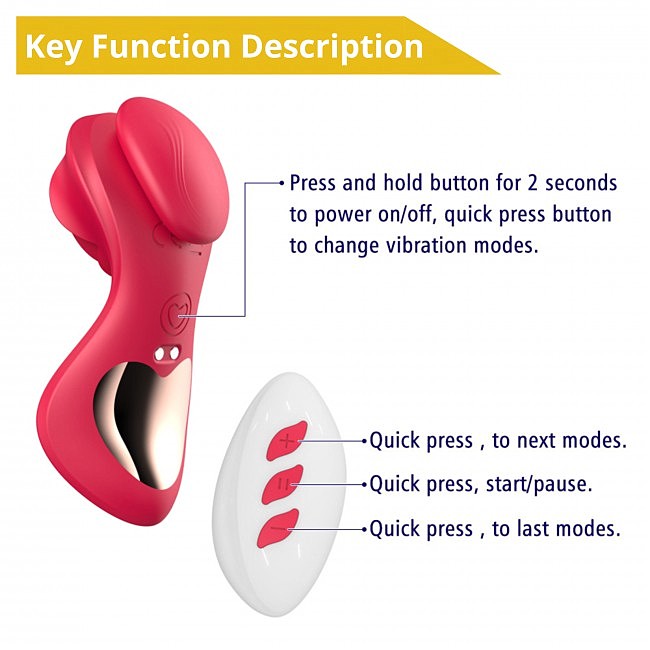  Erospace Sweet Play Panty Vibrator With Remote Control A1,  , 8,6 &#215; 4,3 &#215; 3,5 
