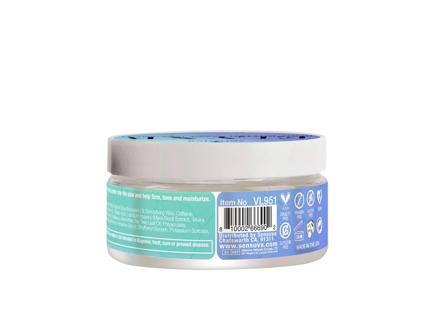    Sensuva Body Butter — Sweet Temptations (236 )