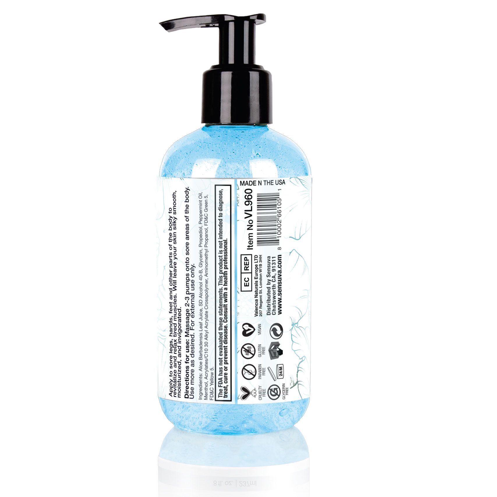 ���� ��� ���� Sensuva Body Gel &mdash; Peppermint (237 ��)