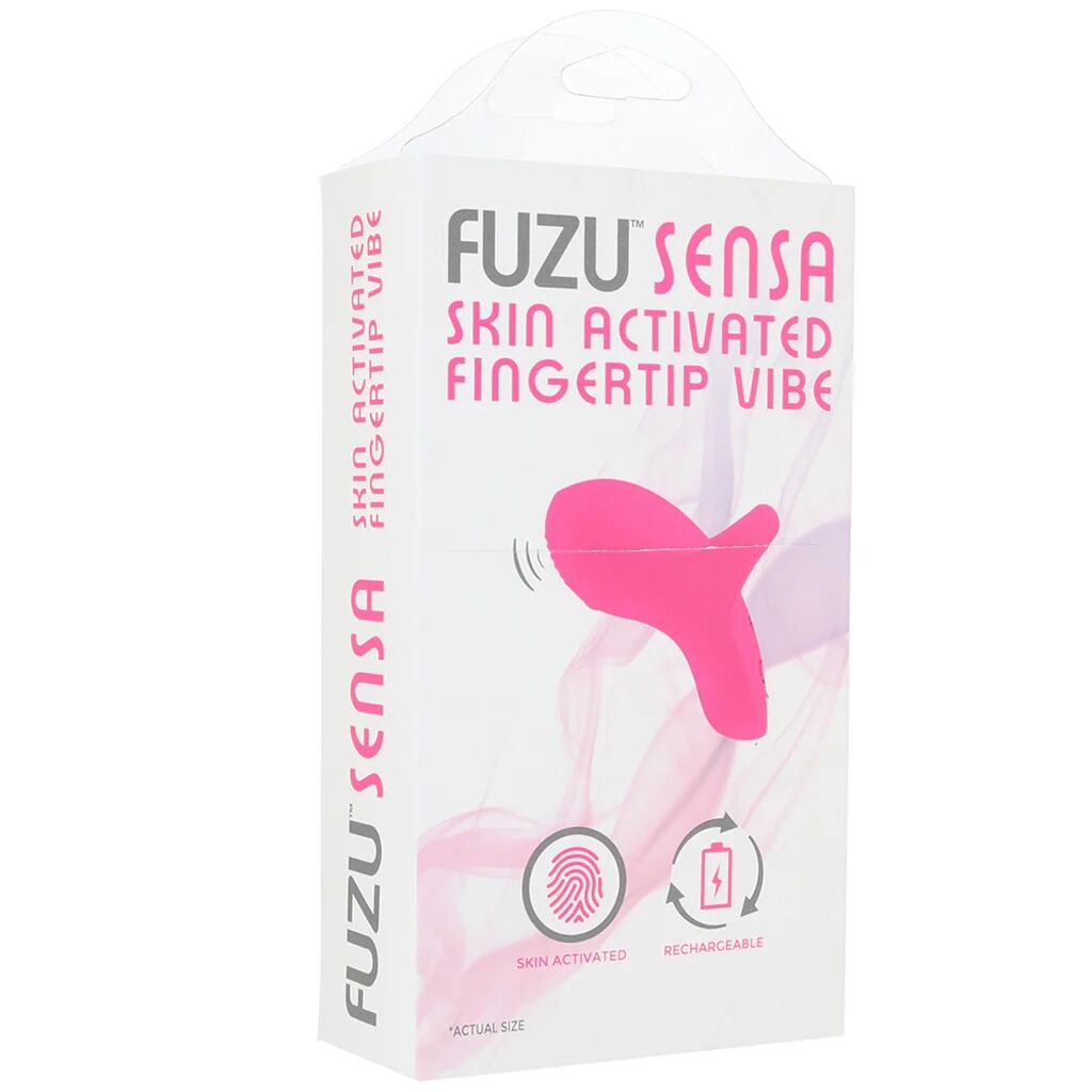	�������� �� ����� FUZU Sensa Skin Activated Fingertip Vibe, 8 ������� ��������, 7 × 2,6 × 2,3 ��
