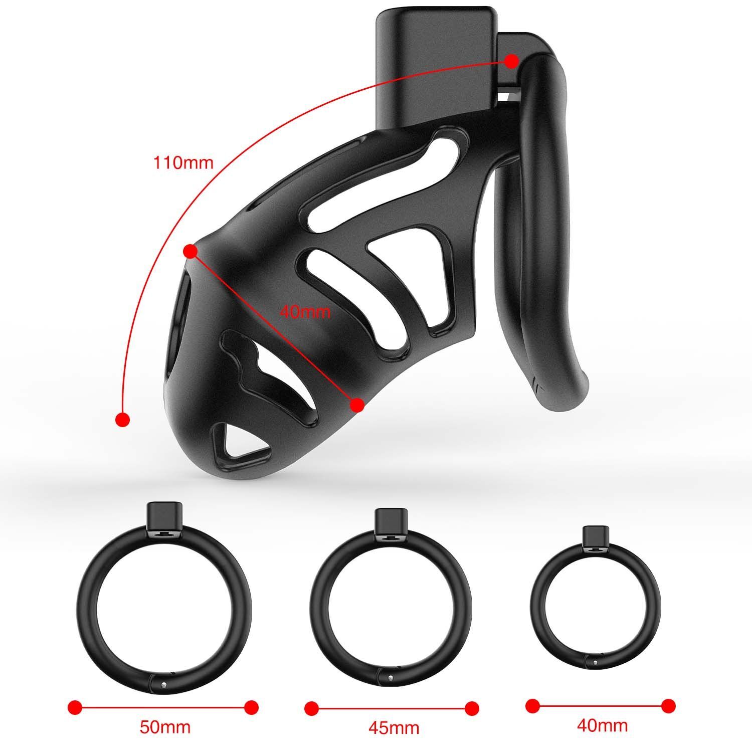 ������ ��� ������ LOCKINK SEVANDA Plastic Penis Chastity Cage, ������, 3 ������ ������ ��������