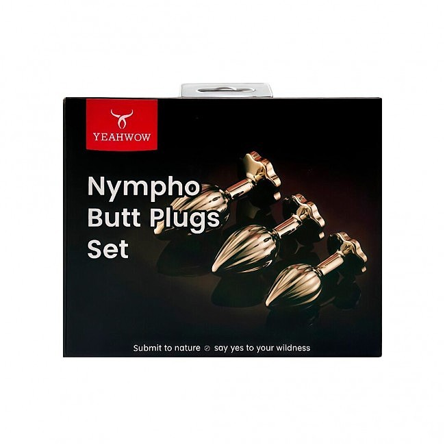 ����� �������� ������ LOCKINK YEAHWOW Nympho Butt Plug Set � ������ ����������, �������