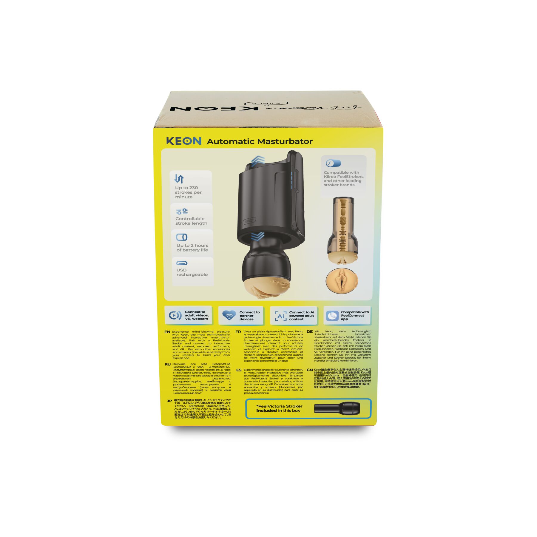 ������������� ����-������ ��� ������ Kiiroo Keon Wi-Fi Combo Set � ������������� Feel Victoria