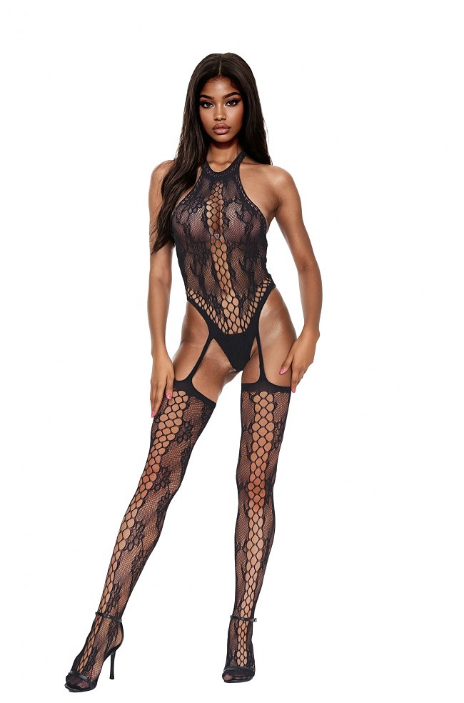 ����������� ����������� Bodystocking 6090 Black Softline, ������, ������ S/L