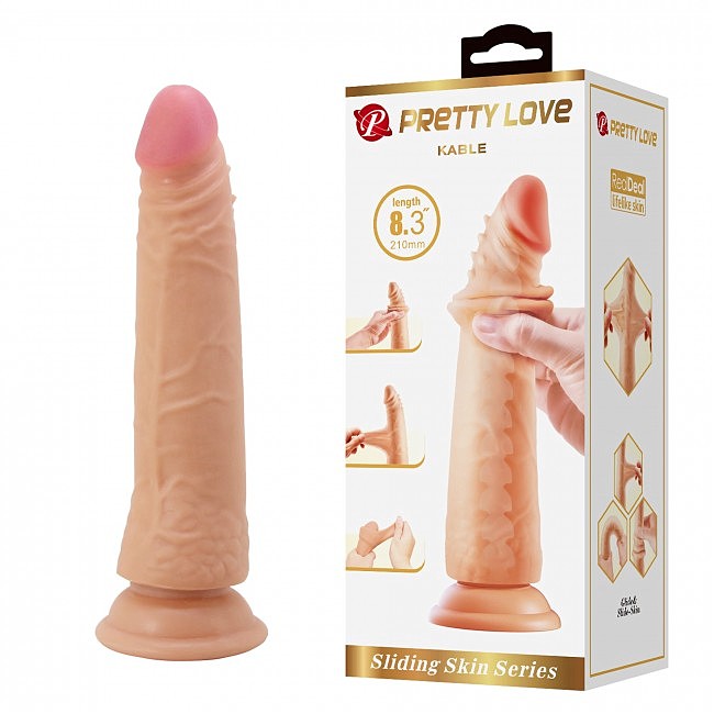 ������������� �� �������� Pretty Love Kable Sliding Skin 8.3 Flesh, ��������� ����, 21 � 3,7 ��