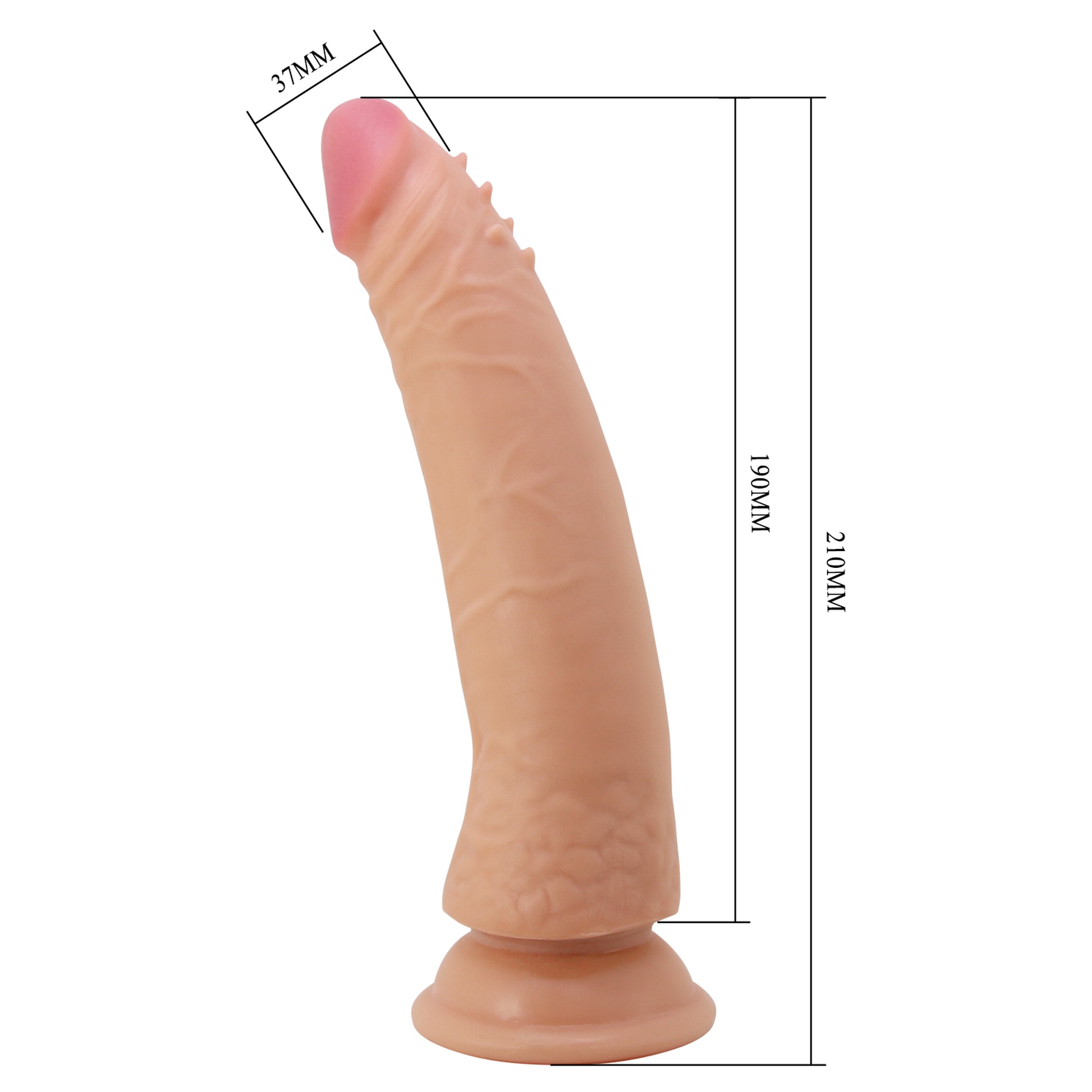 ������������� �� �������� Pretty Love Kable Sliding Skin 8.3 Flesh, ��������� ����, 21 � 3,7 ��