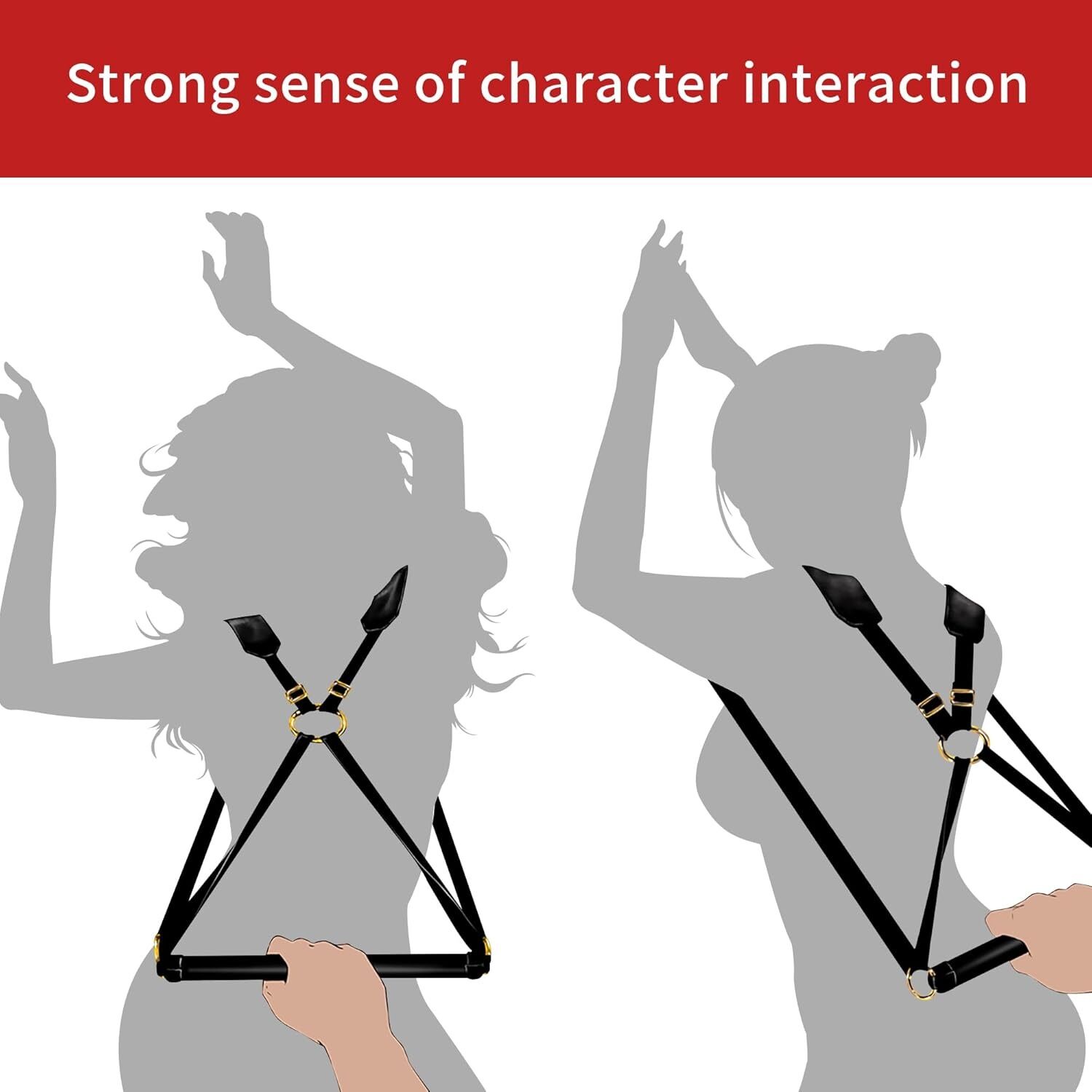 ��������� ����� LOCKINK YEAHWOW Black Doggy Style Saddle set