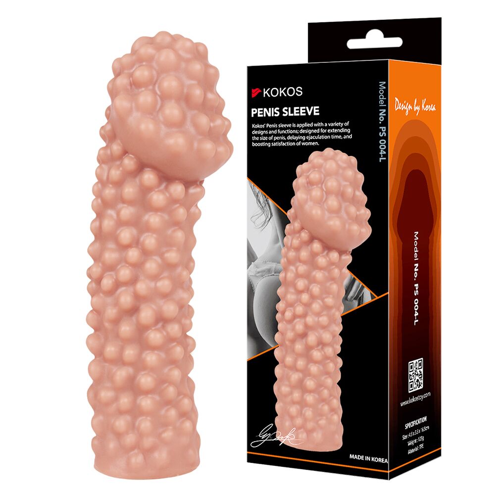 ������������� ������� �� ���� Kokos Penis Sleeve PS 004 L, ���������, 16,5 � 5,4 ��