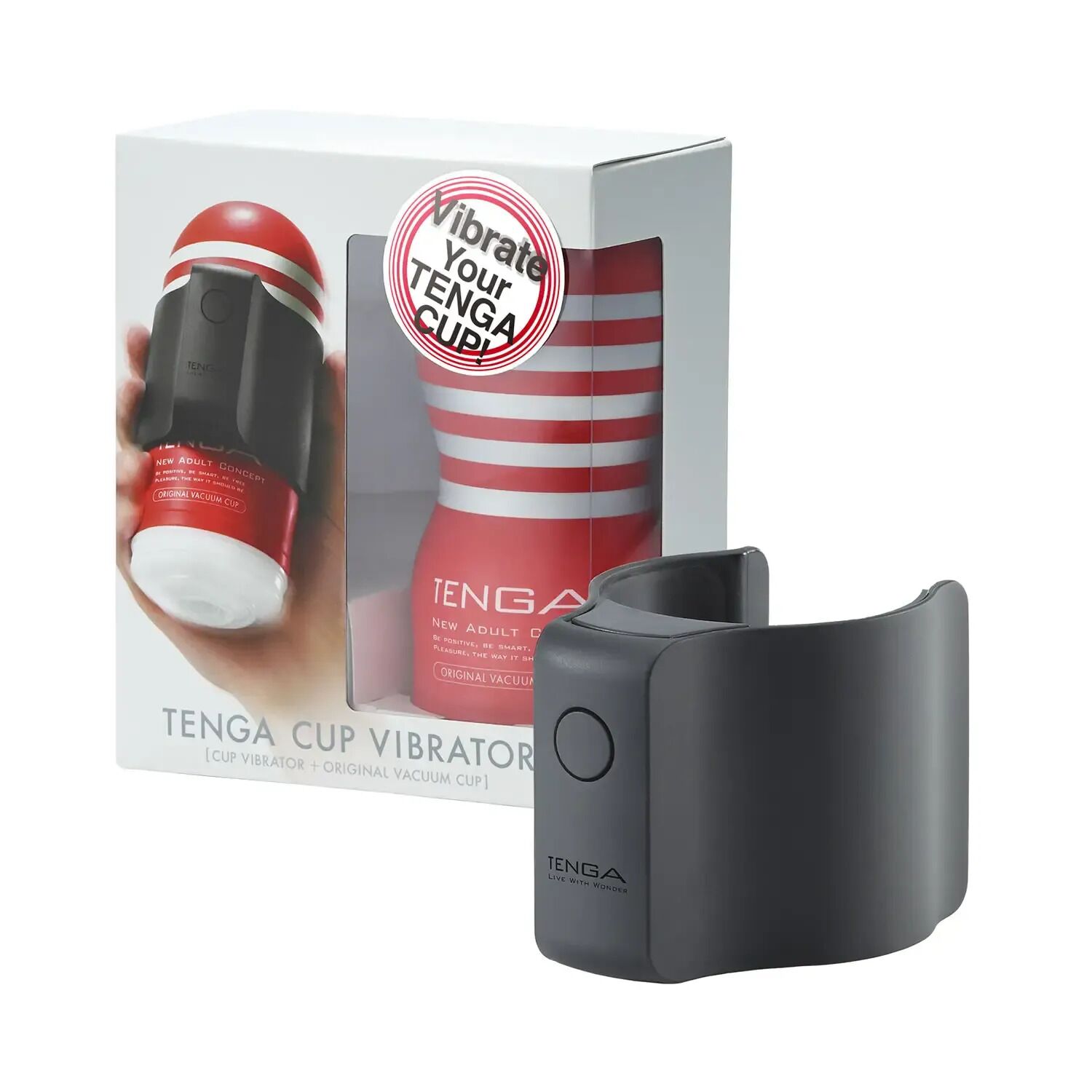 ������������ Tenga CUP VIBRATOR, 7 ������� ��������, ����������� � ���������