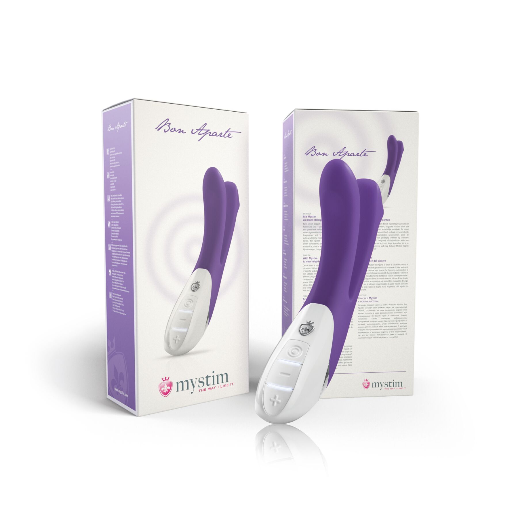 �������� ����������� Mystim Bon Aparte Purple, 8 ����� � 5 ��������� ��������