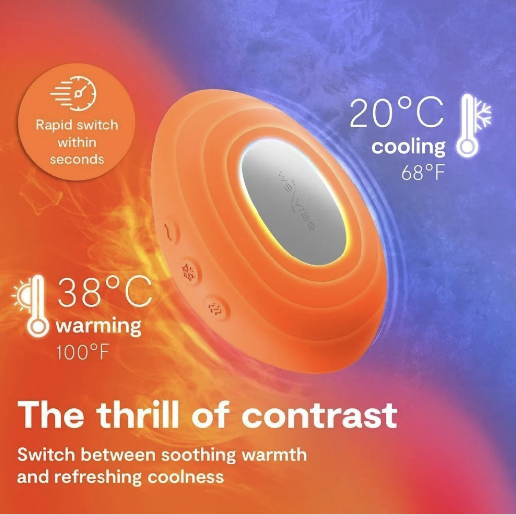 ������������ �������� We-Vibe Temp Tangerine � �������� ������� � ����������, ���������