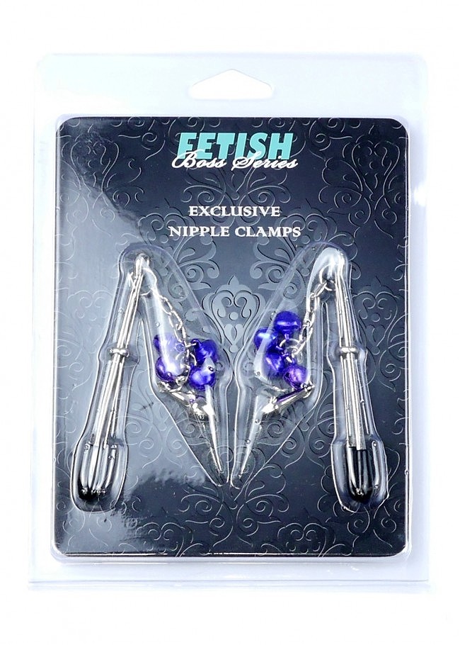 ������ ��� ������ � ������������� ���������� Fetish Boss Series Exclusive Nipple Clamps No.6