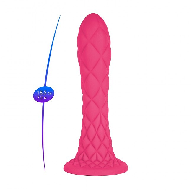 ���������������� ������������� �� �������� SilexD Fantasy Liquid Silicone Dreamy 7in Pink, 18,5 � 4,1 ��