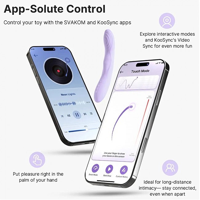 ����������� �����-�������� � ���������� Svakom Selena, �������� �� 38�C, 21 � 3,5 ��