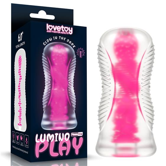 	����������� ���������� � ������� Lumino Play Masturbator Pink Glow 6, 15 � 7 ��