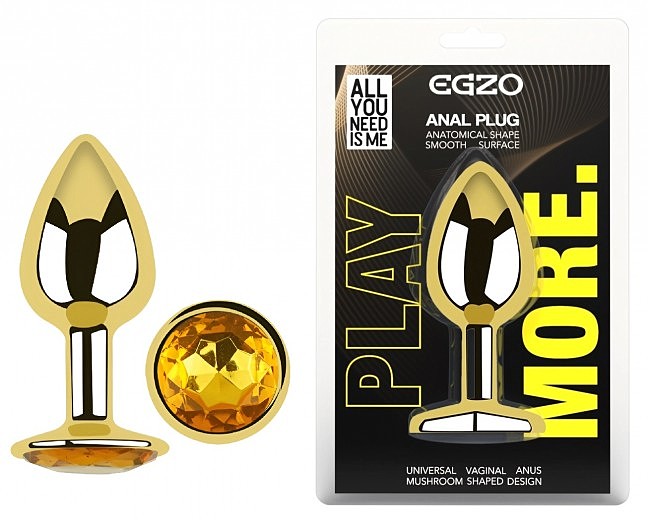 ������������� �������� ������ � ���������� EGZO Gold Round Plug, 7 � 2,8 ��
