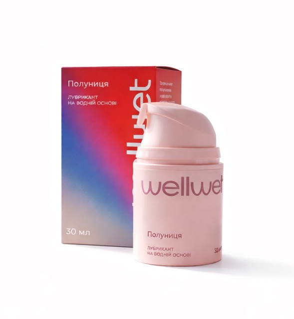 �������� ��������� � ������ �Strawberry� WellWet 30 ml