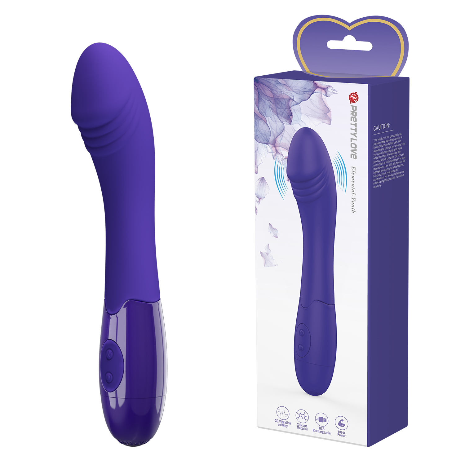 �������� Pretty Love Elemental-Youth Vibrator Blue