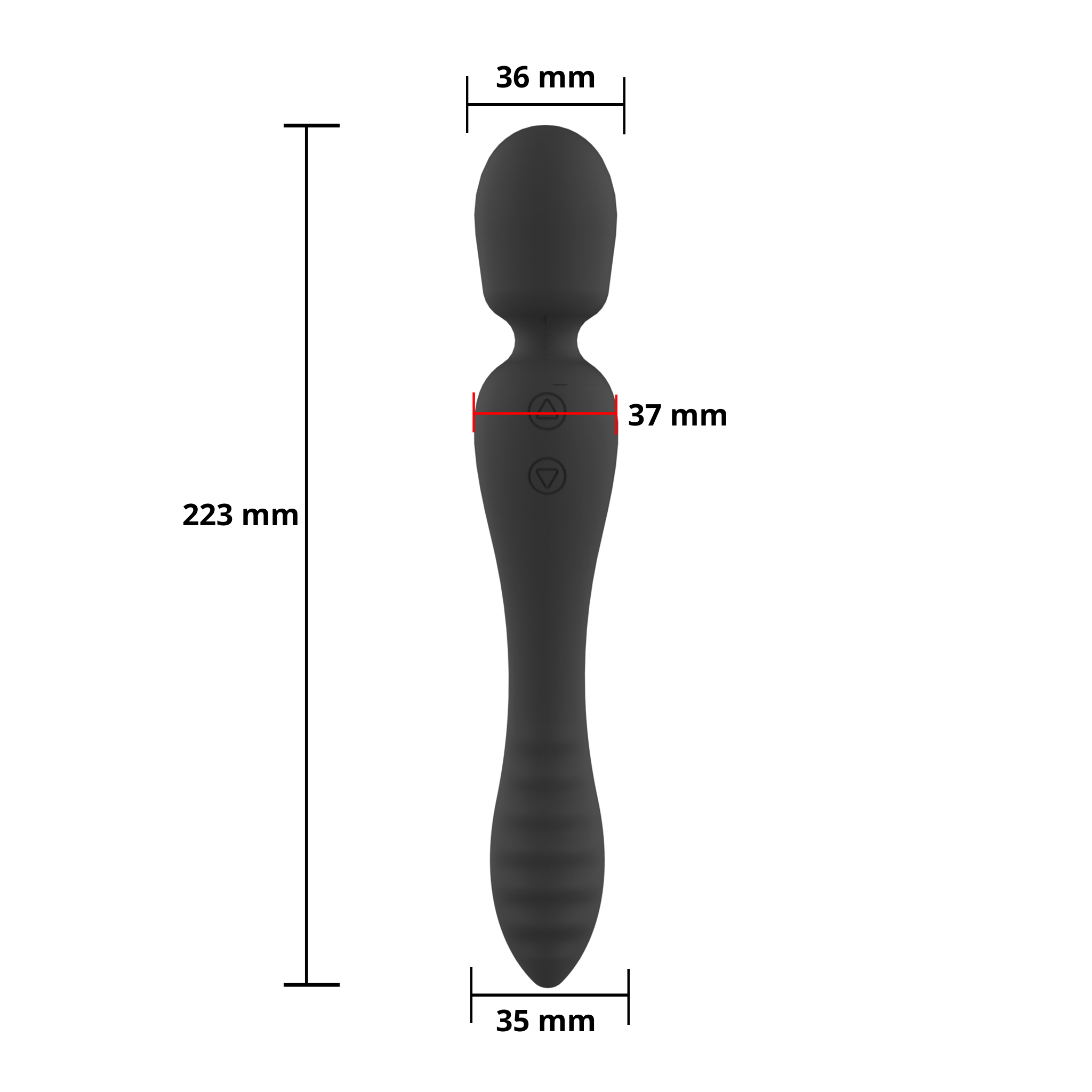 ������������ Erospace Sweet Play Wand & Vibrator 2in1 A8