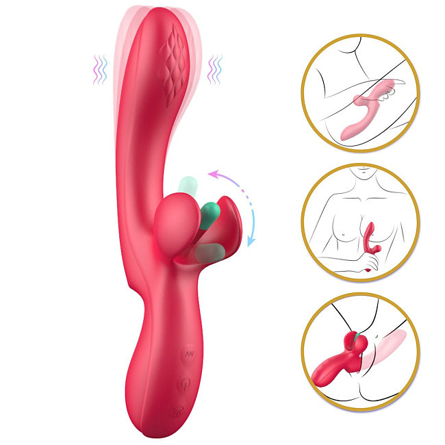 Erospace Sweet Play G-Spot & Critoral Flappinng Vibrator A16