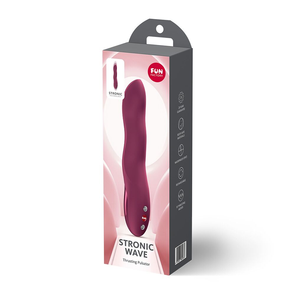 ��������� ��� ����� G Fun Factory Stronic Wave Wine Red
