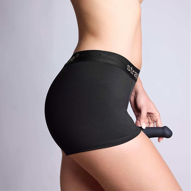 ����� � ��������� ����� Strap-On-Me Harness Lingerie Allure Black, ��������� O-Ring