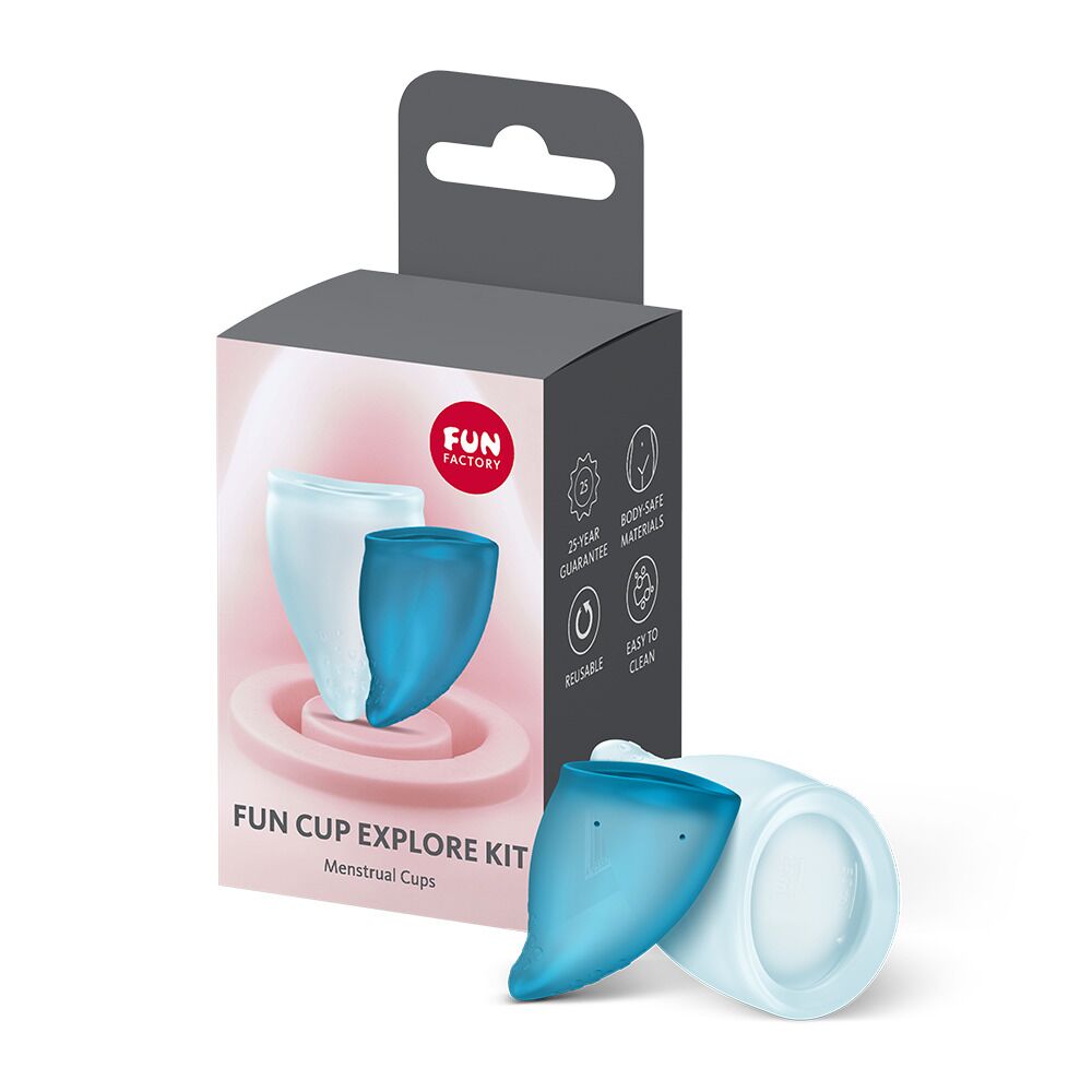 ����� ������������� ��� Fun Factory FUN CUP EXPLORE KIT Multicolored Turquoise, ������ 20 � 30 ��
