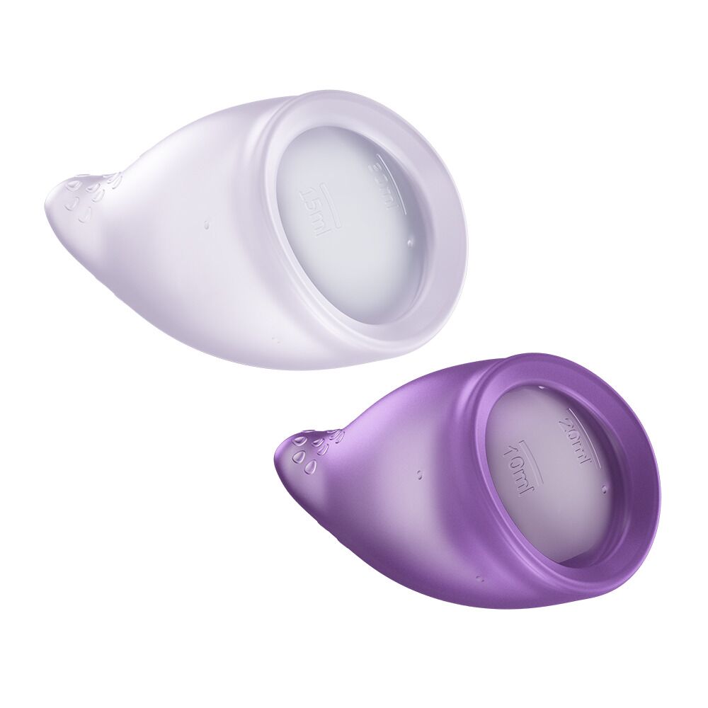 ����� ����������� ������������� ��� Fun Factory FUN CUP EXPLORE KIT, 2 ��, Multicolored Violet, ������ 20 � 30 ��