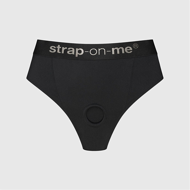 ������� ��� �������� � ���������� O-Ring Strap-On-Me Harness Lingerie Idole Black 