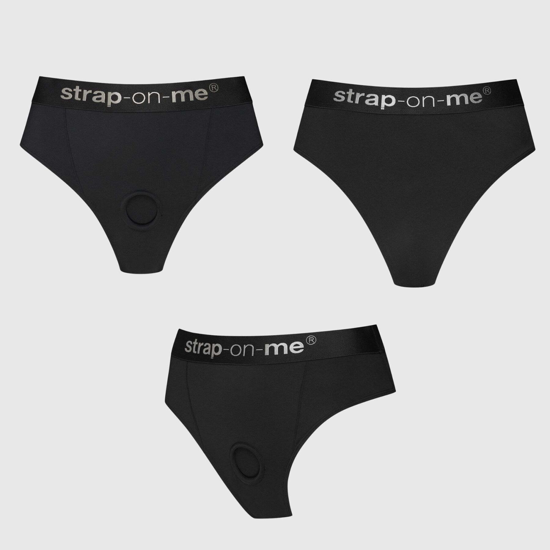 ������� ��� �������� � ���������� O-Ring Strap-On-Me Harness Lingerie Idole Black