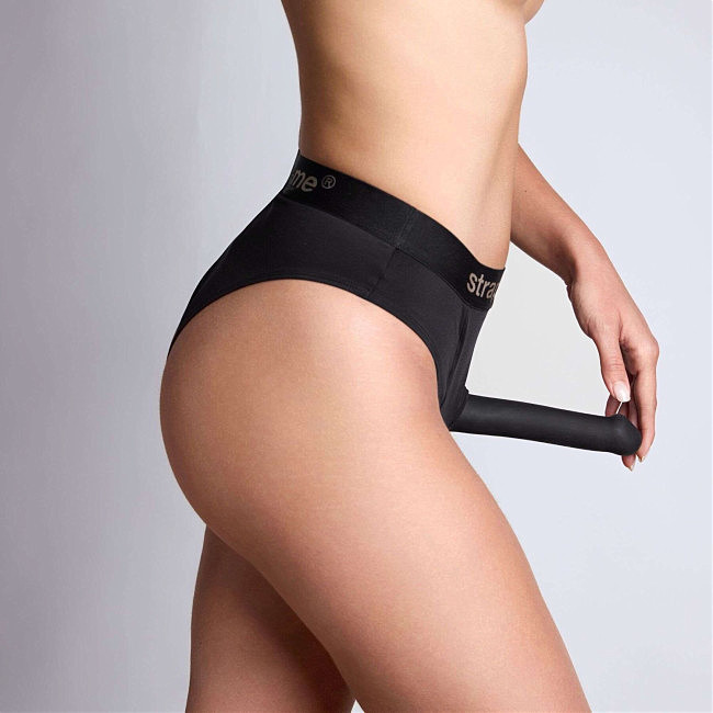 ������� ��� �������� � ���������� O-Ring Strap-On-Me Harness Lingerie Idole Black