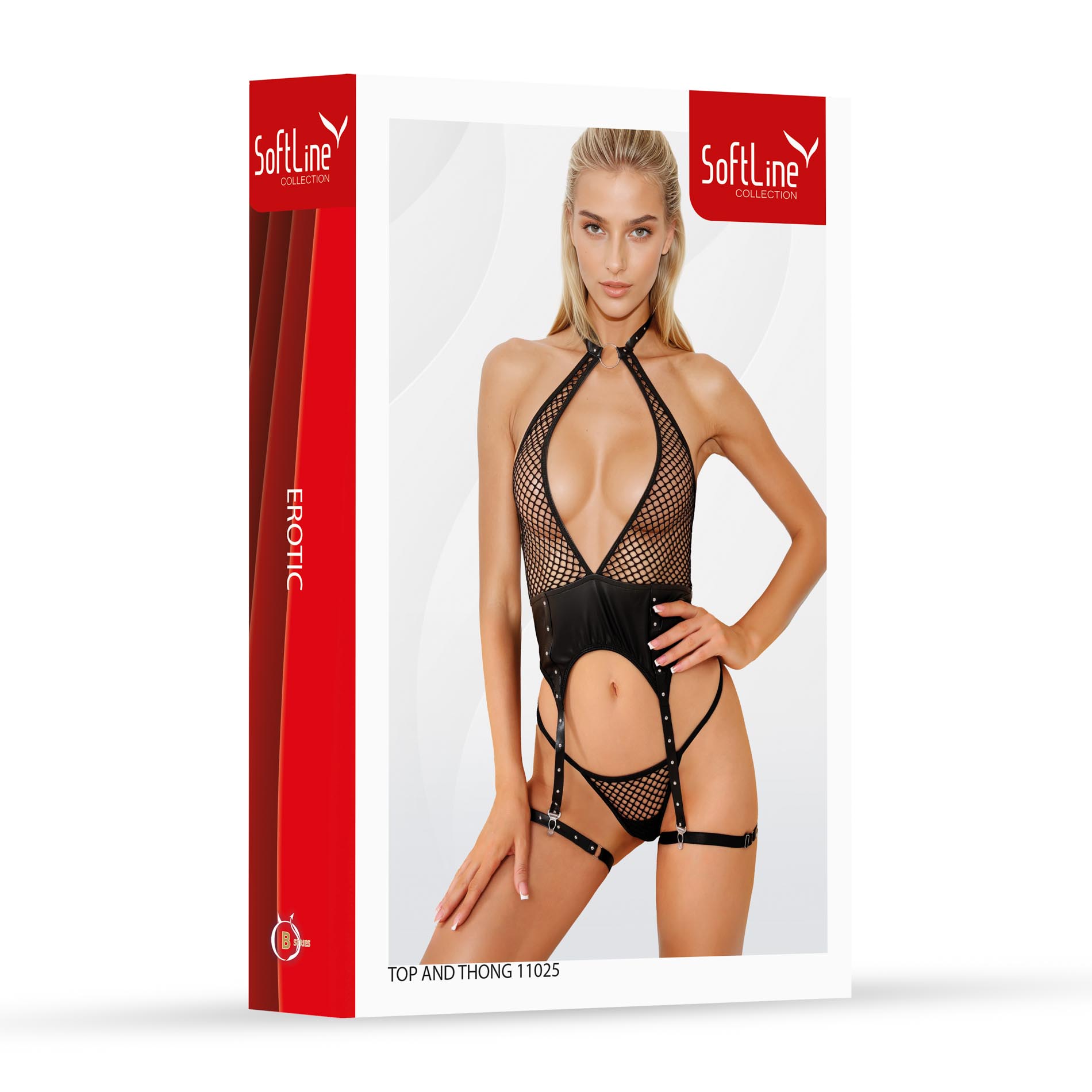 �������� ����� Set top and thong 11025, black &mdash; S