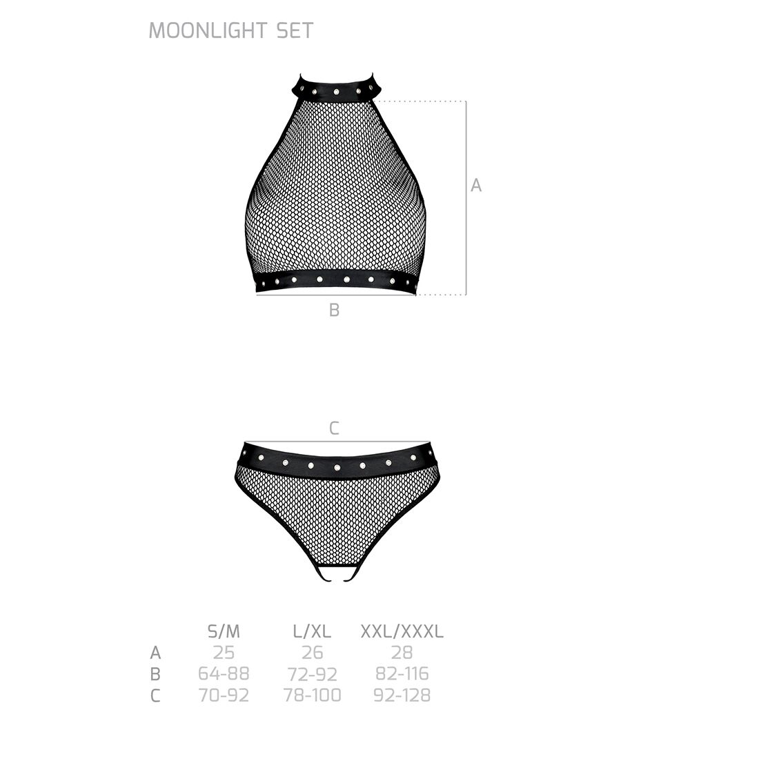 	����������� �������� �������� � �������� �������� Passion MOONLIGHT SET black: ��� + �������