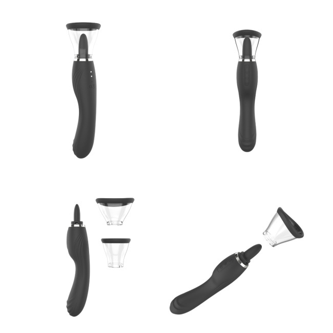 �������� � ��������� ������� � ���������� Sweet Play Clitoral Licking Tongue And Vibrator 2in1 A6, 24,6 � 4 ��