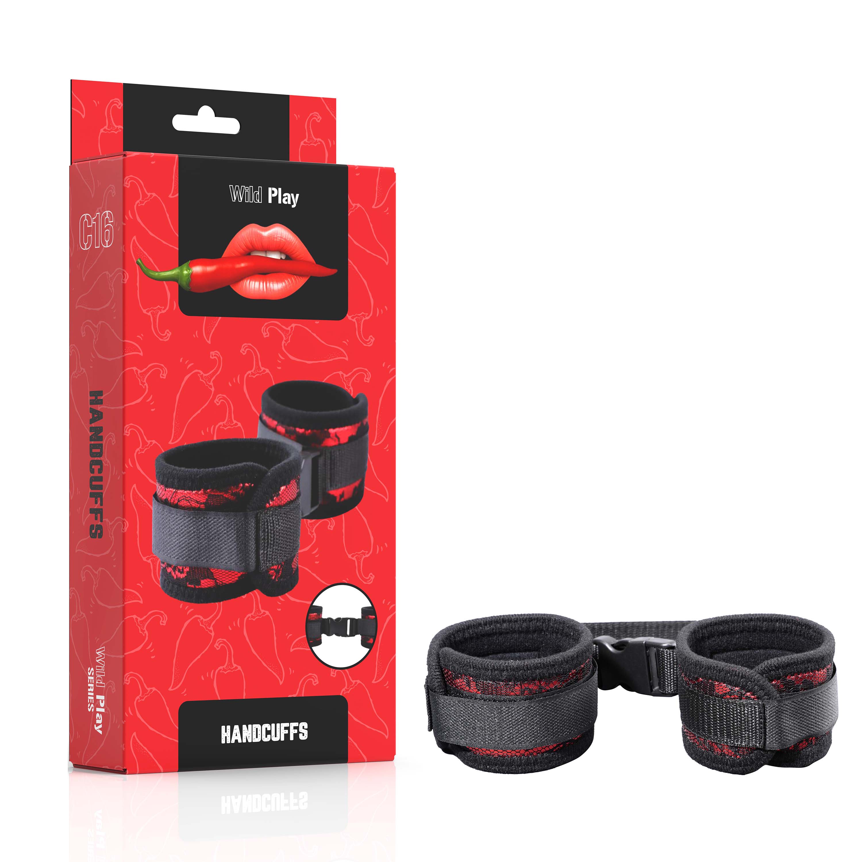 ��������� ��� ��� Erospace Wild Play Handcuffs C16, ���� �����-�������