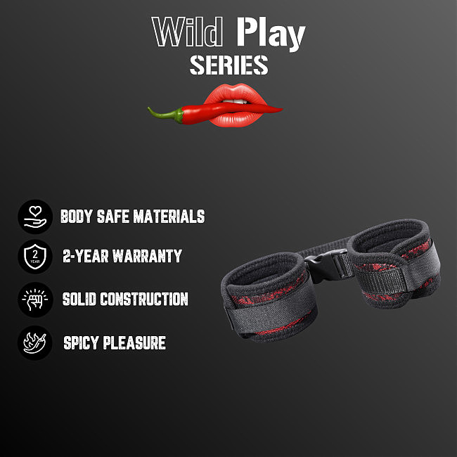 ��������� ��� ��� Erospace Wild Play Handcuffs C16, ���� �����-�������