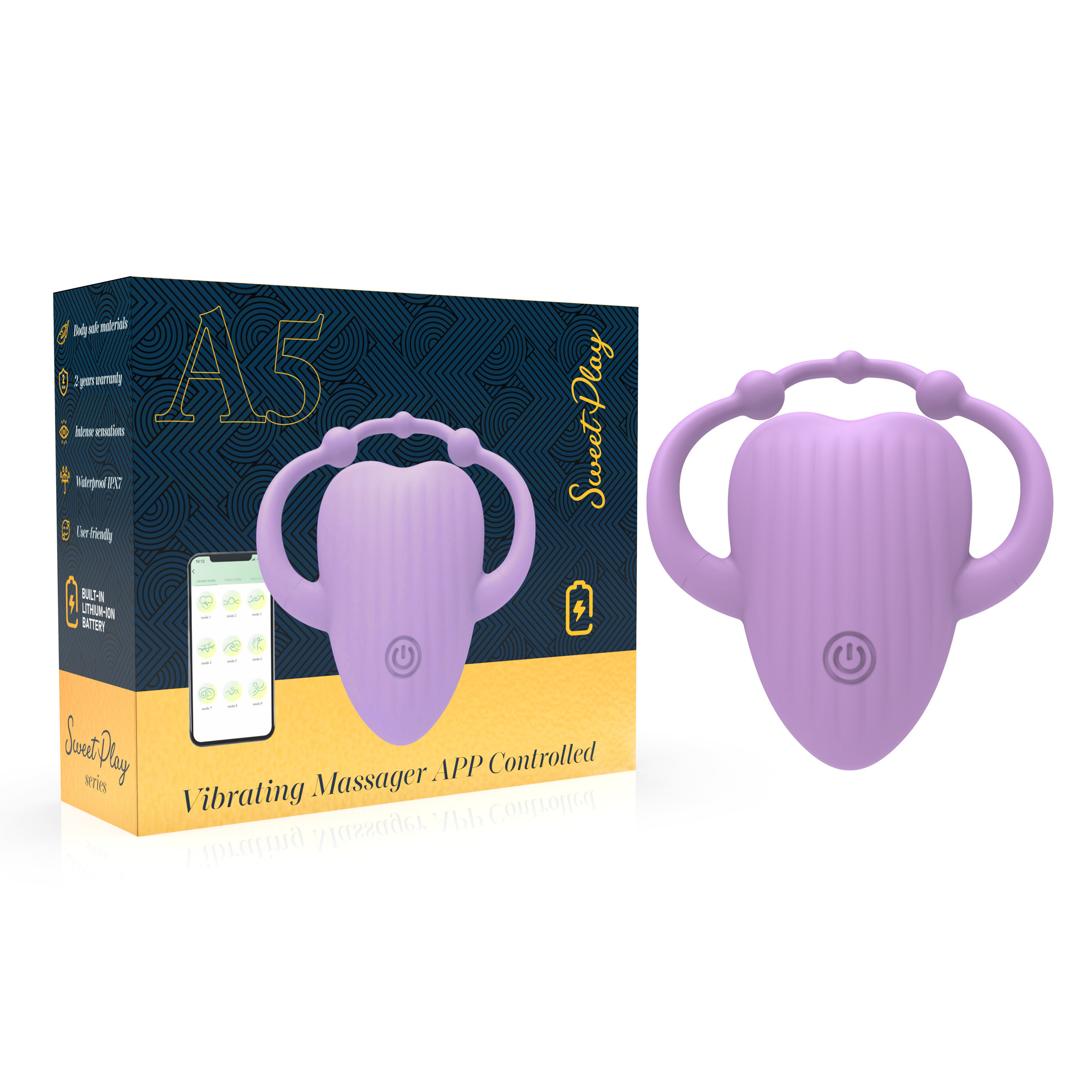 ������������ Erospace Sweet Play Vibrating Massager APP Controlled A5, 20 �������