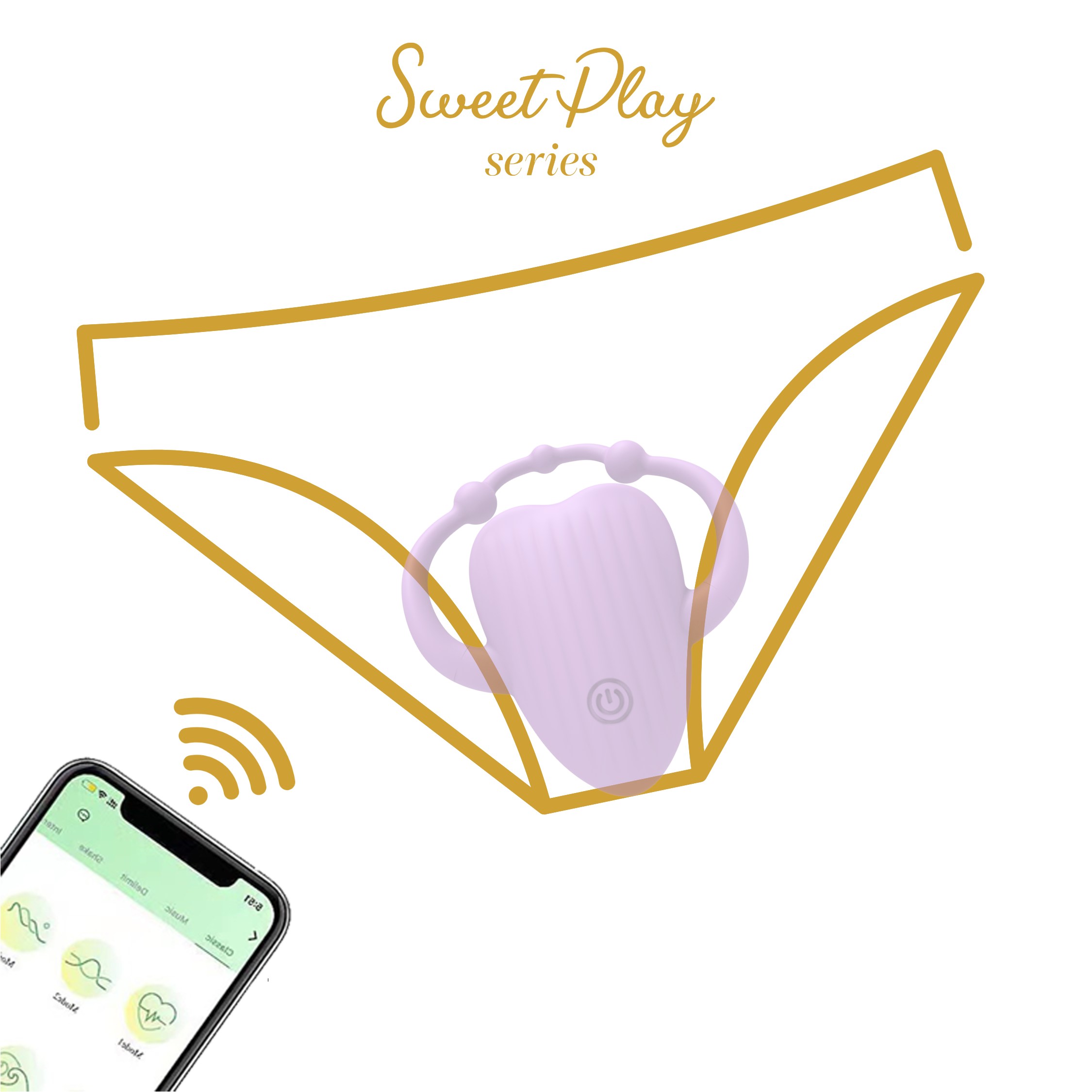  ������������ Erospace Sweet Play Vibrating Massager APP Controlled A5, 20 �������