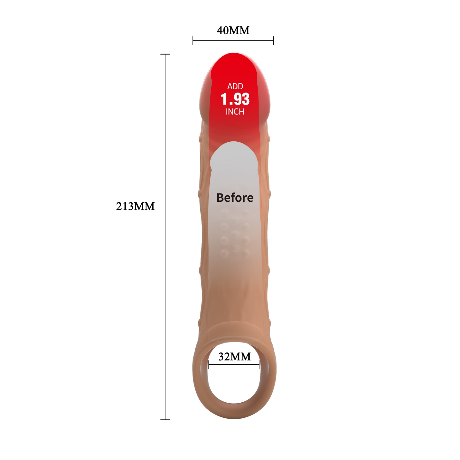 ���������� ������� � ��������� Pretty Love Brad Penis Sleeve Latin +4,9 ��