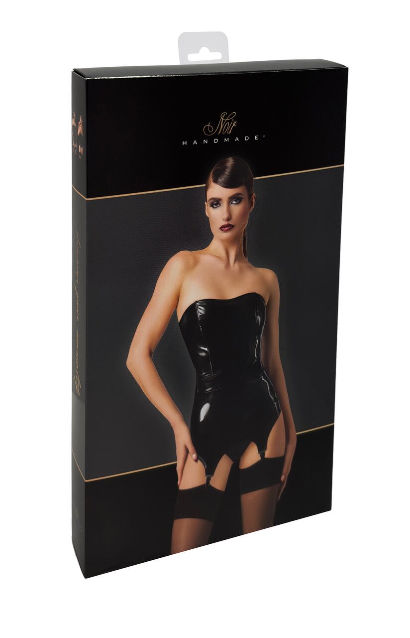 ������ � ���������� ��� ����� Noir Handmade F381 Dominae Venom PVC corset-belt