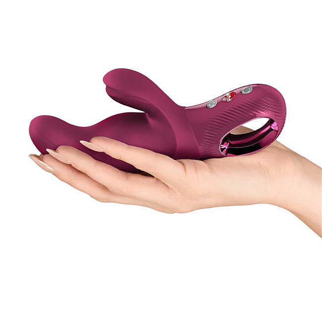 ��������-������ Fun Factory MISS BI Wine Red, 2 ����������� ������, 17,5 � 4,2 ��