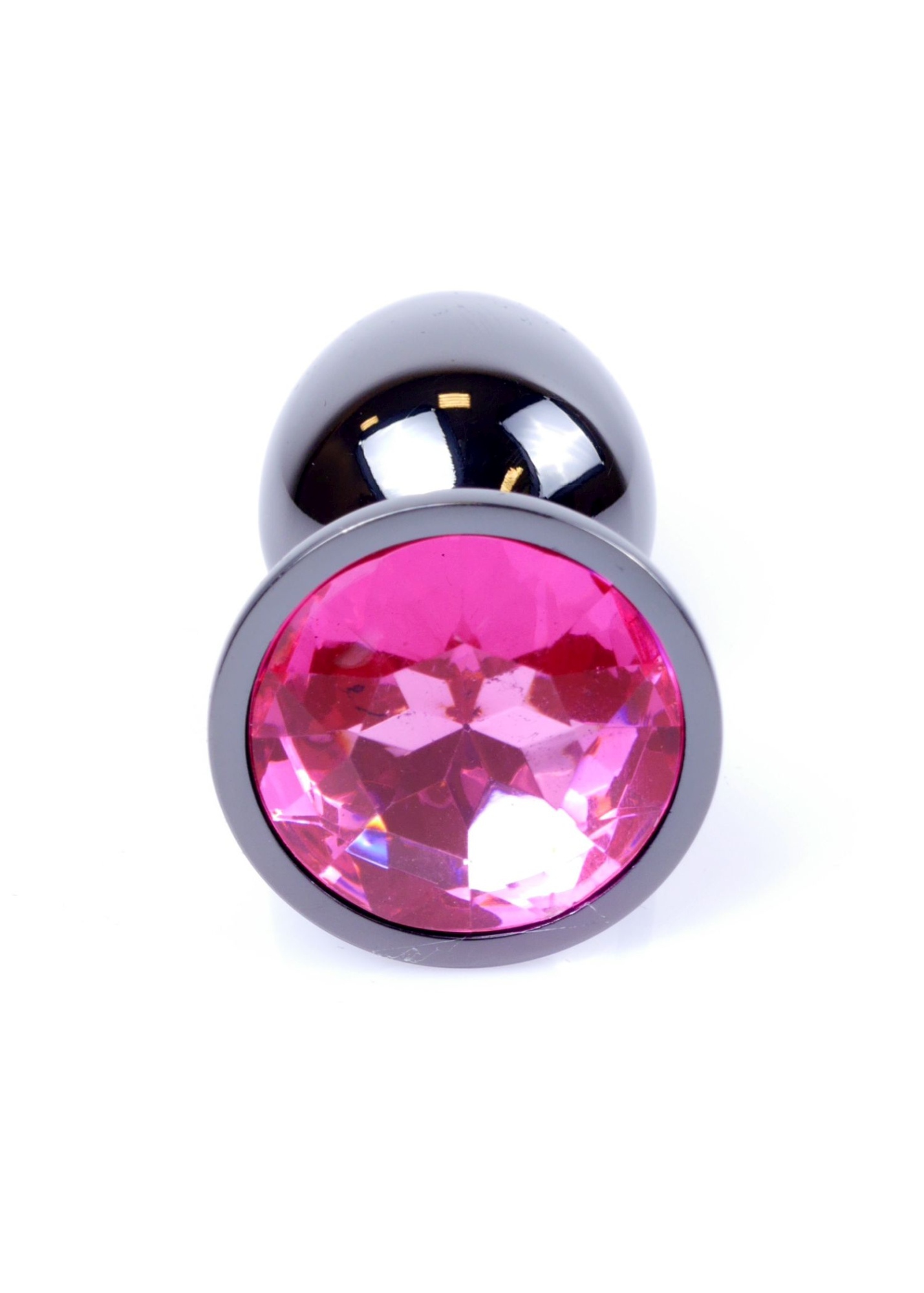 �������� ������ � ������� ���������� Boys of Toys Jewellery Dark Silver Plug Pink, 7 � 2,7 ��