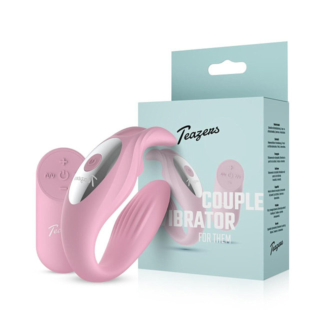  �������� ��� ��� � ������� �� Teazers Couple Vibrator, 7 ������ � 4 �������� ��������, 10 � 2 ��