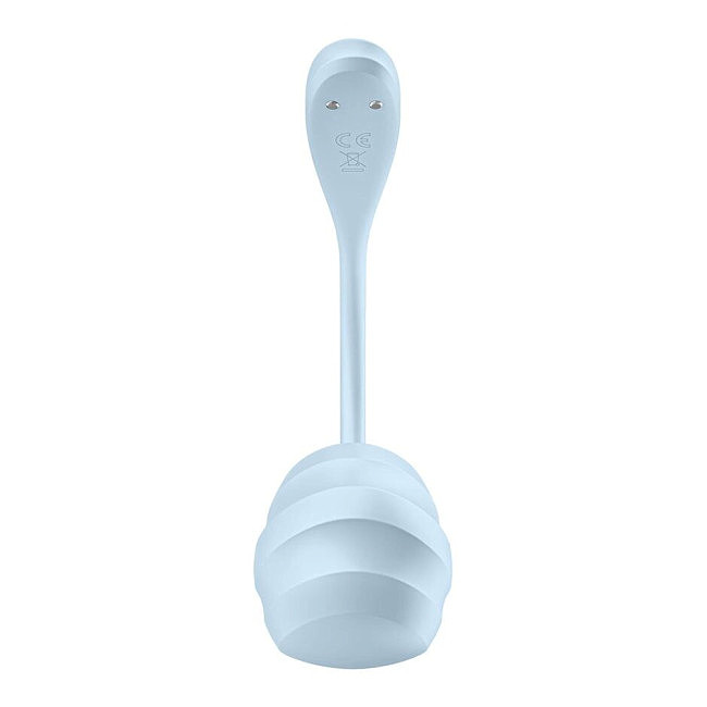  �����-��������� Satisfyer Smooth Petal Connect App Light Blue, 12 ������� ��������