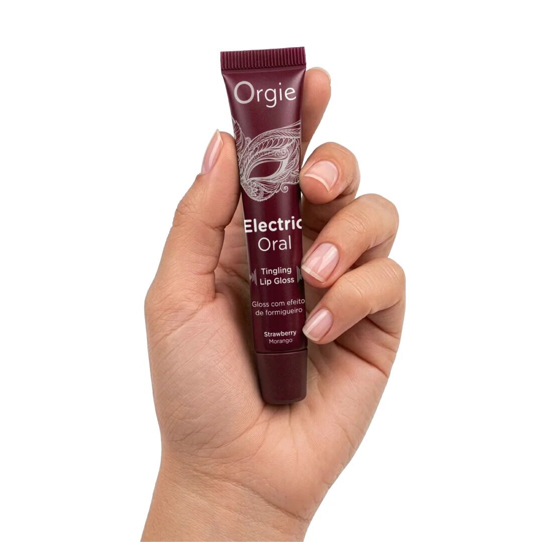 ���������� ��� ��� Orgie Electric Oral Lips Gloss Strawberry, � �������� �����������, 10 ��
