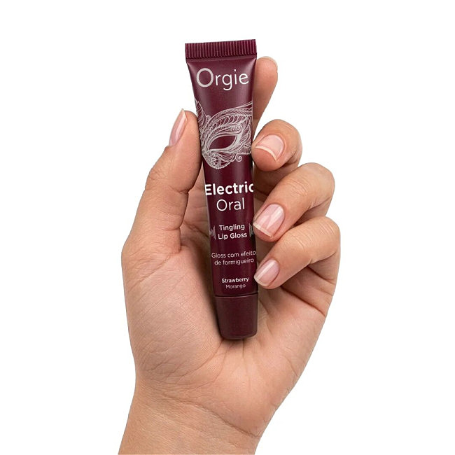 ���������� ��� ��� Orgie Electric Oral Lips Gloss Strawberry, � �������� �����������, 10 ��